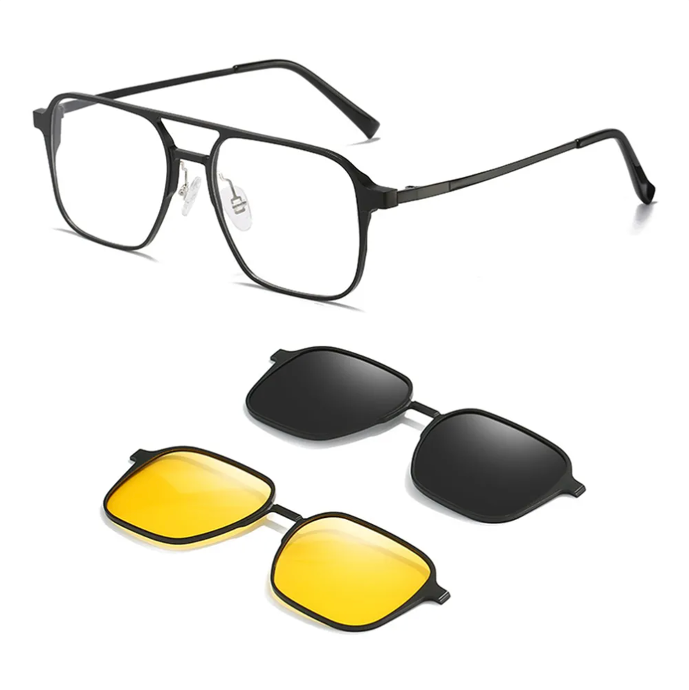 نظارات شمسية طبية 3 في 1